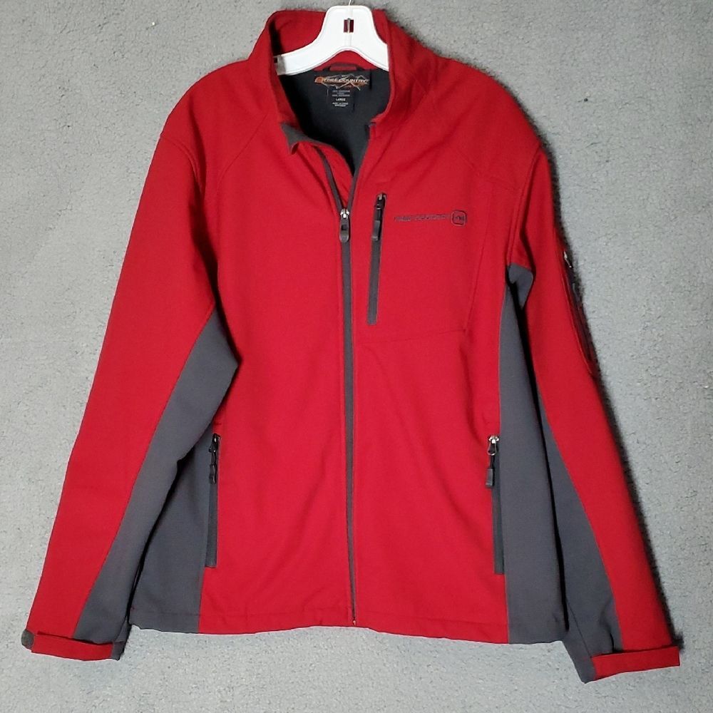 Free Country Men's Red and Gray Performance Jacket